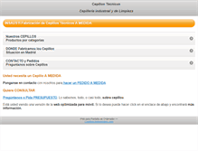 Tablet Screenshot of cepillos-industriales.com